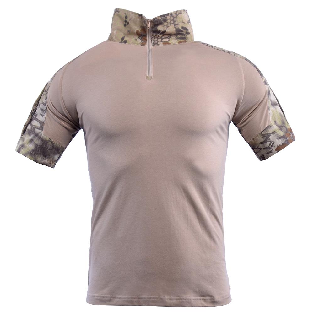 

Чоловічий тактичний одяг, бойова сорочка-поло з коротким рукавом 3XL
