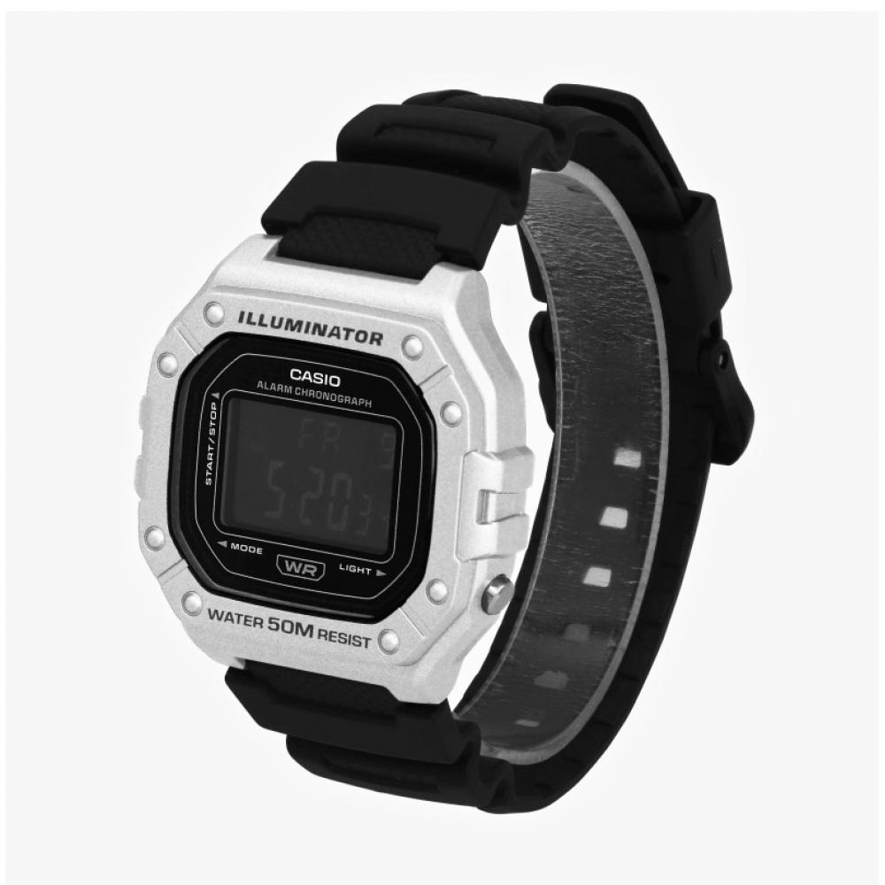 Casio W 218hm 7avdf  W 218hm 7a  Cyfrowy Klasyczny Vintage Publiczny Metalowy Zegarek