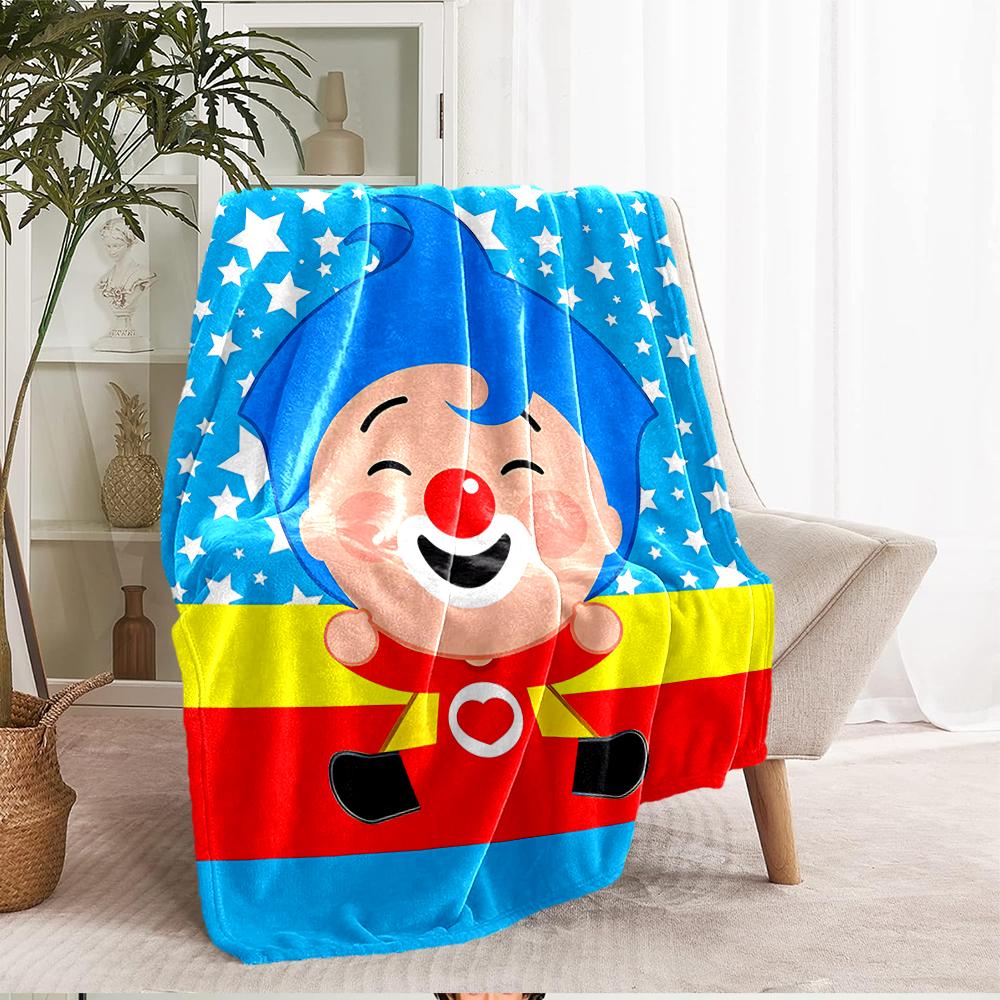 Plim Plim Theme Printed Blanket - Perfect for Couch, Bed, Travel & Outdoor Use | Machine Washable, Cozy & Durable.