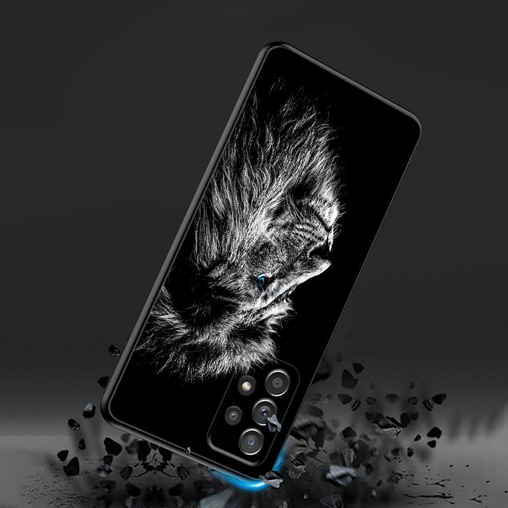 Wolf Lion Tiger Animal Fundas For Samsung Galaxy A56 A55 A36 A26 A16 A54 A52 A72 A35 A34 A25 A21S A14 A06 Case Soft Phone Cover