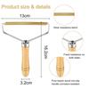Pilling Remover, 2 Pieces Portable Lint Remover with Wooden Handle Manual Hair Remover Portable Lint Brush, (2