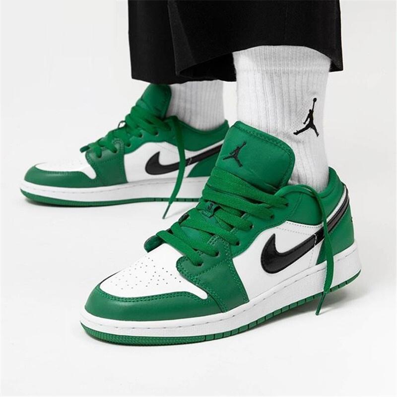 (GS) Air Jordan 1 Low 'Pine Green' Kids' 553560-301