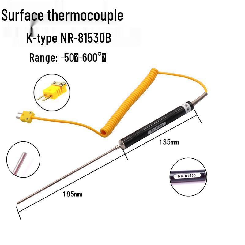 Pointed K-Type Thermocouple High Temp Liquid Probe NR-81530B