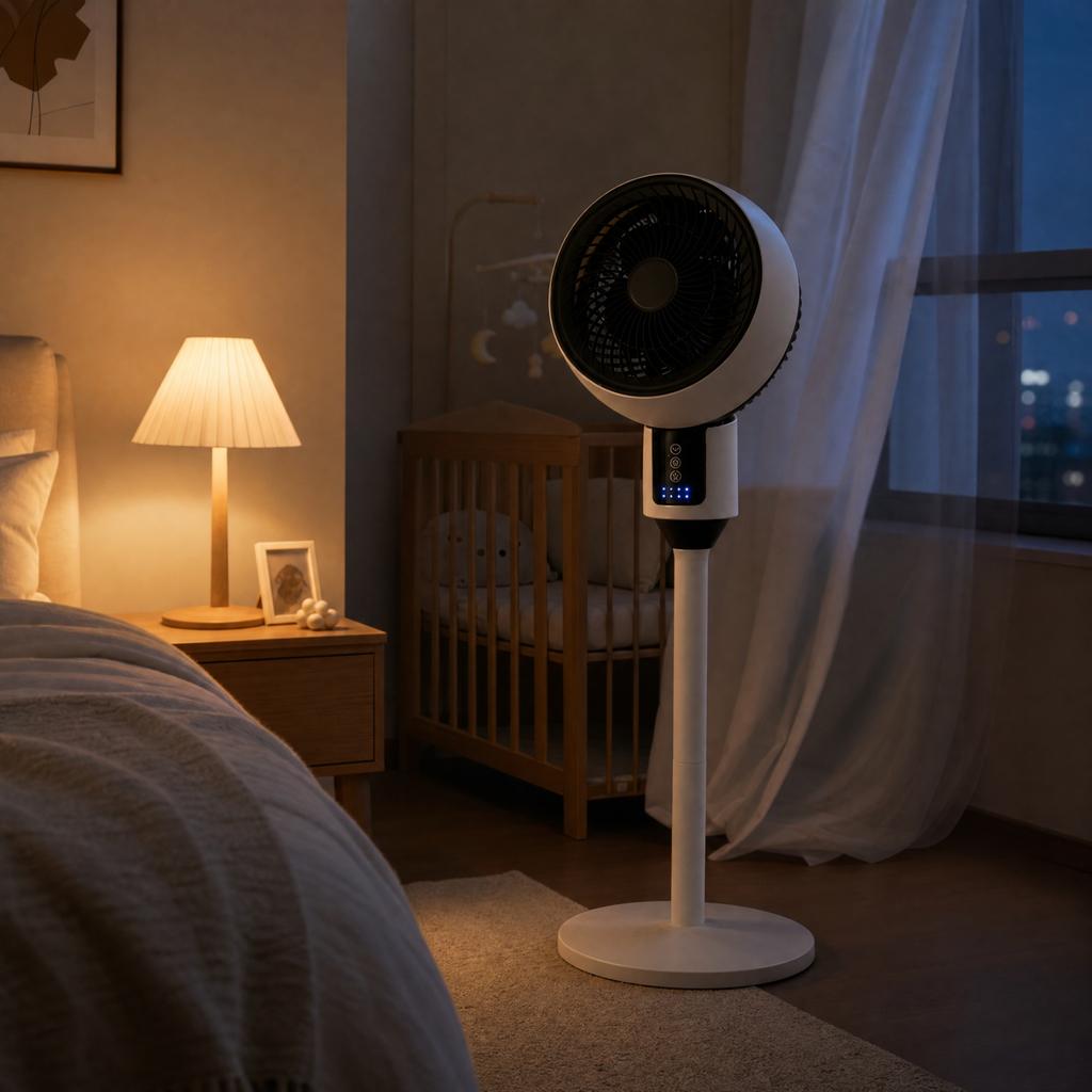 Ανεμιστήρας Πύργου με Τηλεχειριστήριο και Οθόνη, 3 Παλινδρομικός Ανεμιστήρας Δαπέδου, Χρονοδιακόπτης 7,5H Ρυθμιζόμενο Ύψος Ανεμιστήρας Βάσης για Υπνοδωμάτιο Σαλόνι και