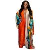 New Women's Multi-Color One Size Cover-Up with Modern Print