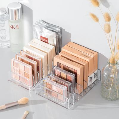 Powder and Eyeshadow Palette Storage Box, Drawer Partition Box, Transparent Desktop, Makeup and Blush Display Box, Cosmetics Storage Rack