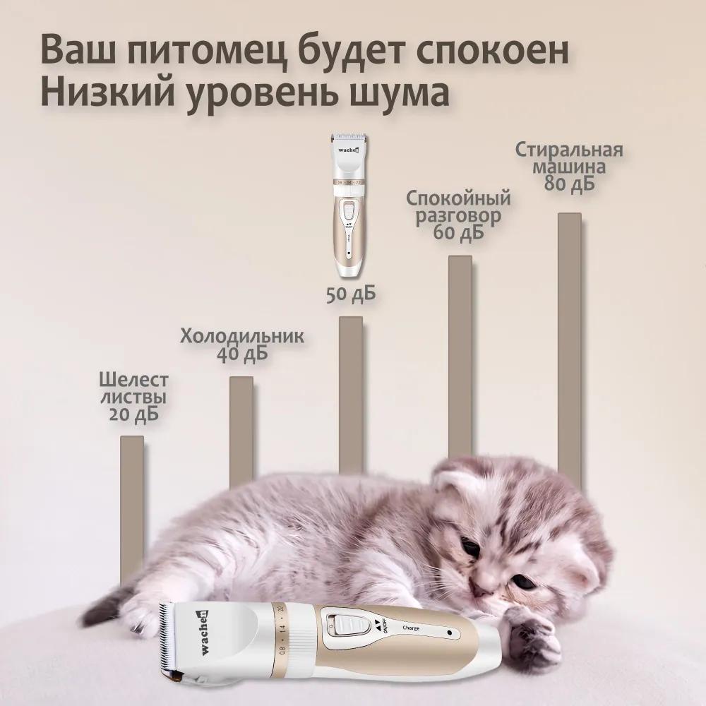Clipper for dogs and cats, for animals, Cordless clipper with battery for grooming, Wachen