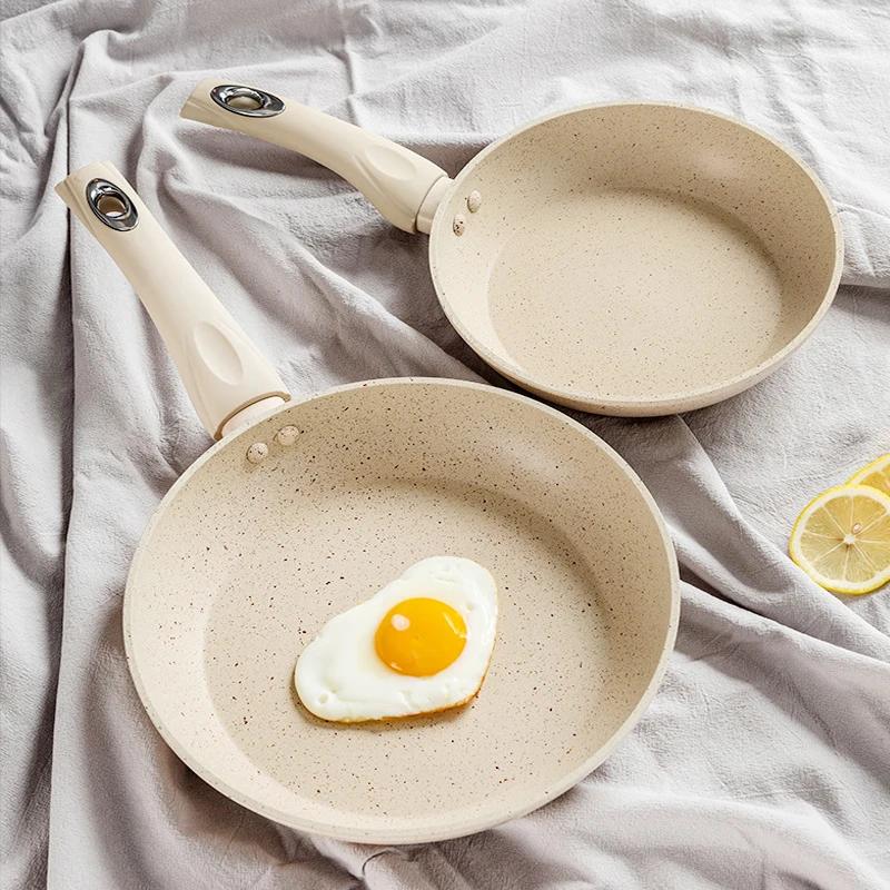 Tigăi antiaderente ultra cu înveliș derivat din piatră NON-TOXIC Tigăi de piatră Tigăi Granit Omelet Pot Instrument de gătit