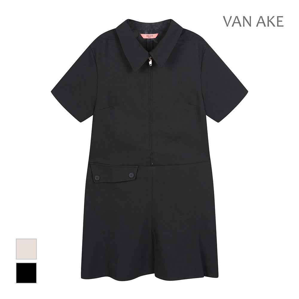 VANAKE Zip-Up Mini Dress_Vb34Opud01Z