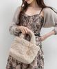 Monogram Fur Tote Bag FB36049 BEIGE 2-way