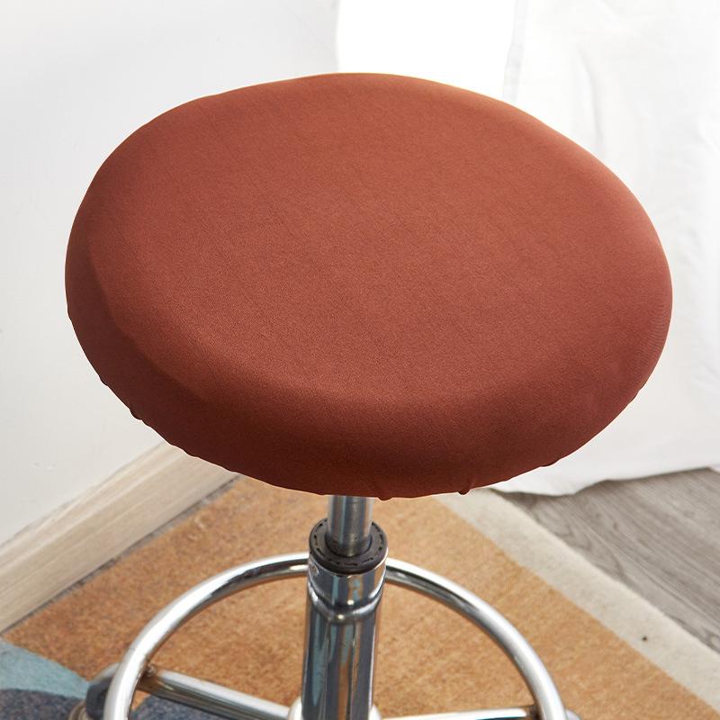 

Однотонный круглый чехол для стула для салонов красоты и парикмахерских 1 Pack, Diameter 50*50cm