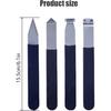 Wokyo Pottery Sculpture Tools Set of 4 Clay Plaster Molding Sculpting Tools Handmade Trimming Knives for Carving Craft Shaping
