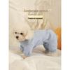 Warmer Frühjahrs- und Herbst-Vierbeiner-Pyjama für kleine Hunde - Bauchschutz für Welpen von Pomeranian, Teddy, Bichon