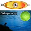 LED Fish Eye Lamp Waterproof 3 Lighting Colors Luring Light Submersible Deep Drop Underwater Eye Shape Fish Attraction Gathering Lamp