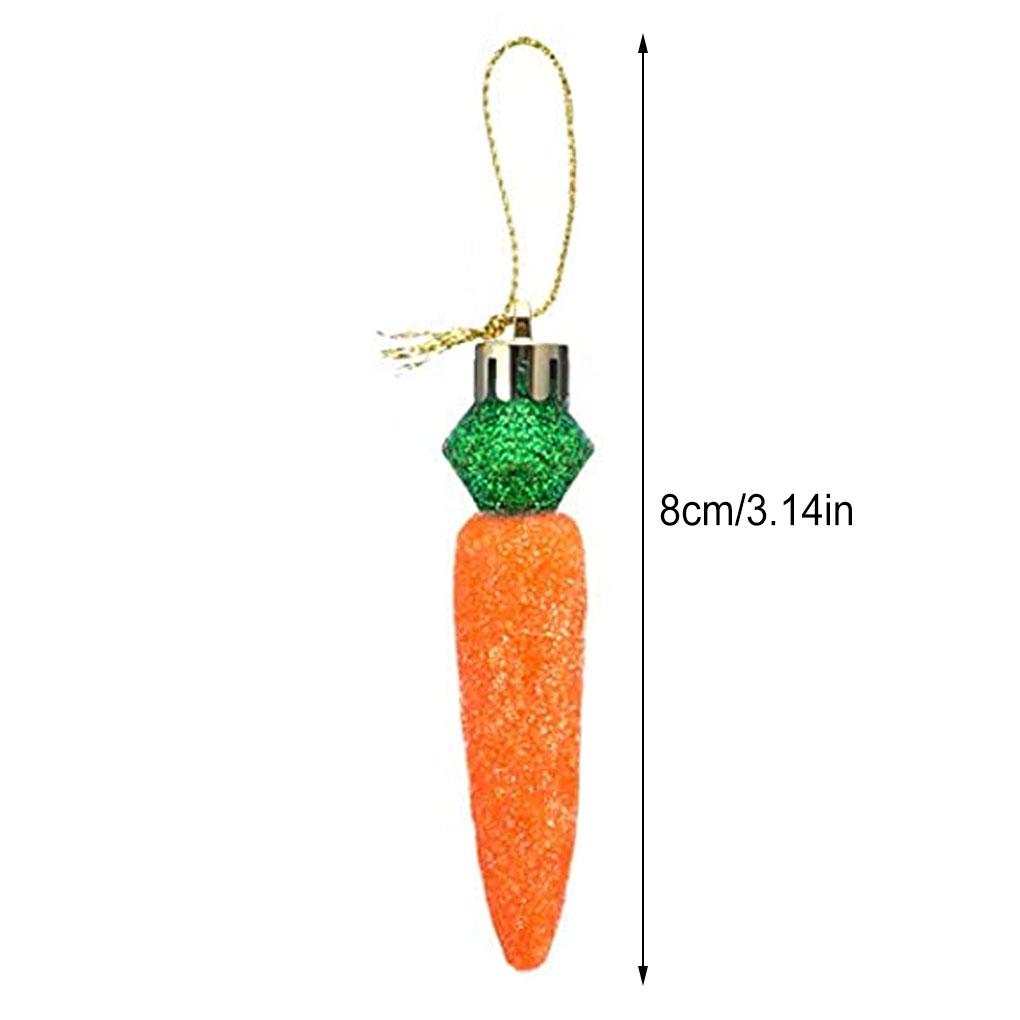 Osterornamente Karottenförmig Karotten-Dekorationen Requisiten Baum Zarte Verzierung Kreative Osterverzierungen für Szenenlayout