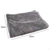 Wash Microfiber Towel Drying Absorbent Cleaning Cloth 30cmx30cm Gray