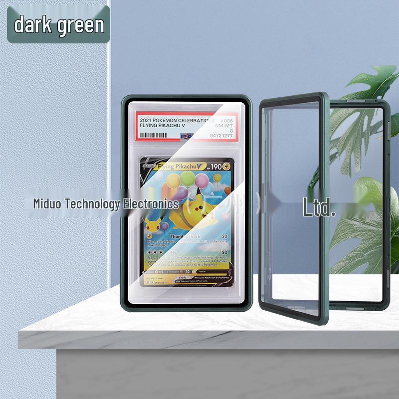 Aluminum Alloy Tempered Glass Protective Cover for PSA, BGS, CGC Rated Cards