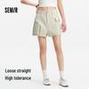 Semir Women's Loose Pumpkin Cargo Shorts
