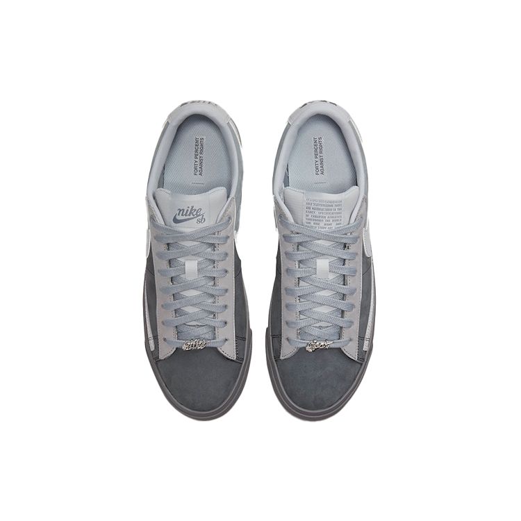 Forty Percent Against Rights X Nike Blazer Low SB Cool Grey Unisex Sneakers Wolf-Grey DN3754-001