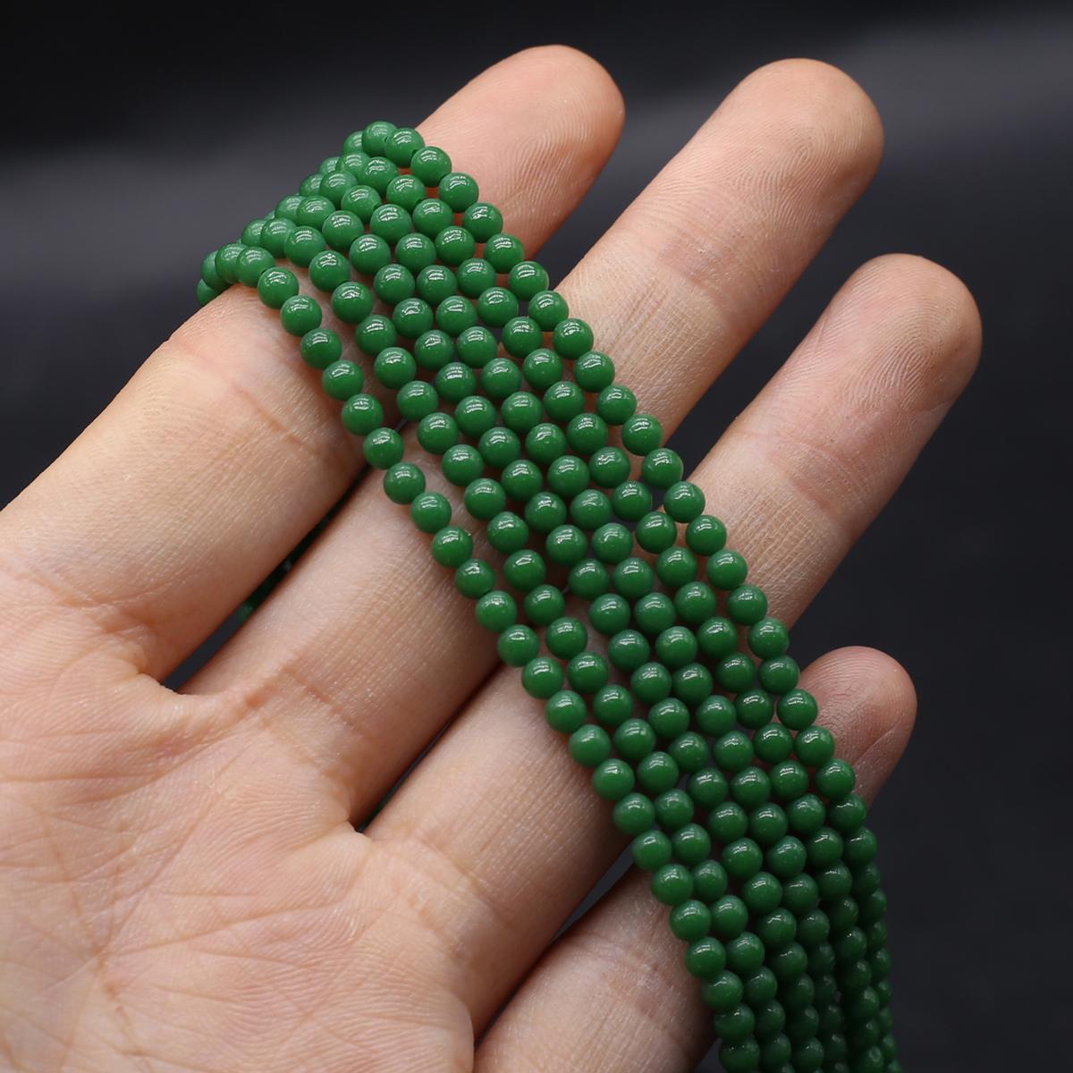 

Бусины из натурального камня, круглые маленькие бусины 3 мм, подвески для изготовления ювелирных изделий, ожерелье, браслет, серьги, аксессуары 3mm