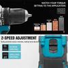 1/2 Inch 1700RPMDrill Brushless Motor Lithium Electric  Cordless Drill Compact Hammer Drive For 18V Makita Battery Pin