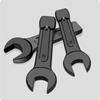 Open End Wrench Multifunctional Universal High Carbon Steel Wrench Manual Hardware Grip Tool 24/27/30/32/34/36mm