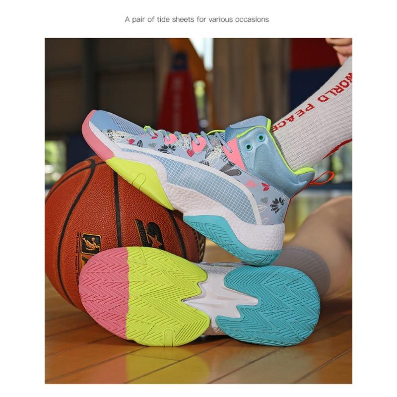 Баскетбольные кроссовки большого размера 35–46 для бега для мальчиков и девочек — фото 10