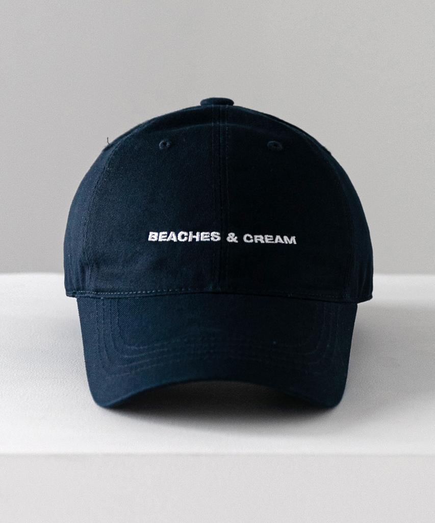 Bichiseuaenkeulim Small Logo Ball Cap-Navy