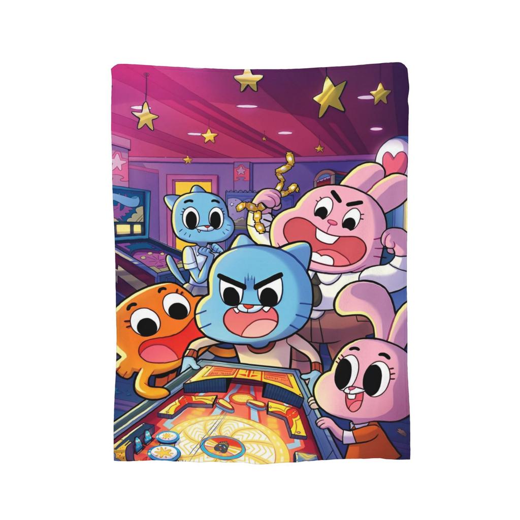 The Amazing World of g-Gumballs Blankets Fleece Multifunction Super Soft Throw Blankets for Bedroom Rug Piece