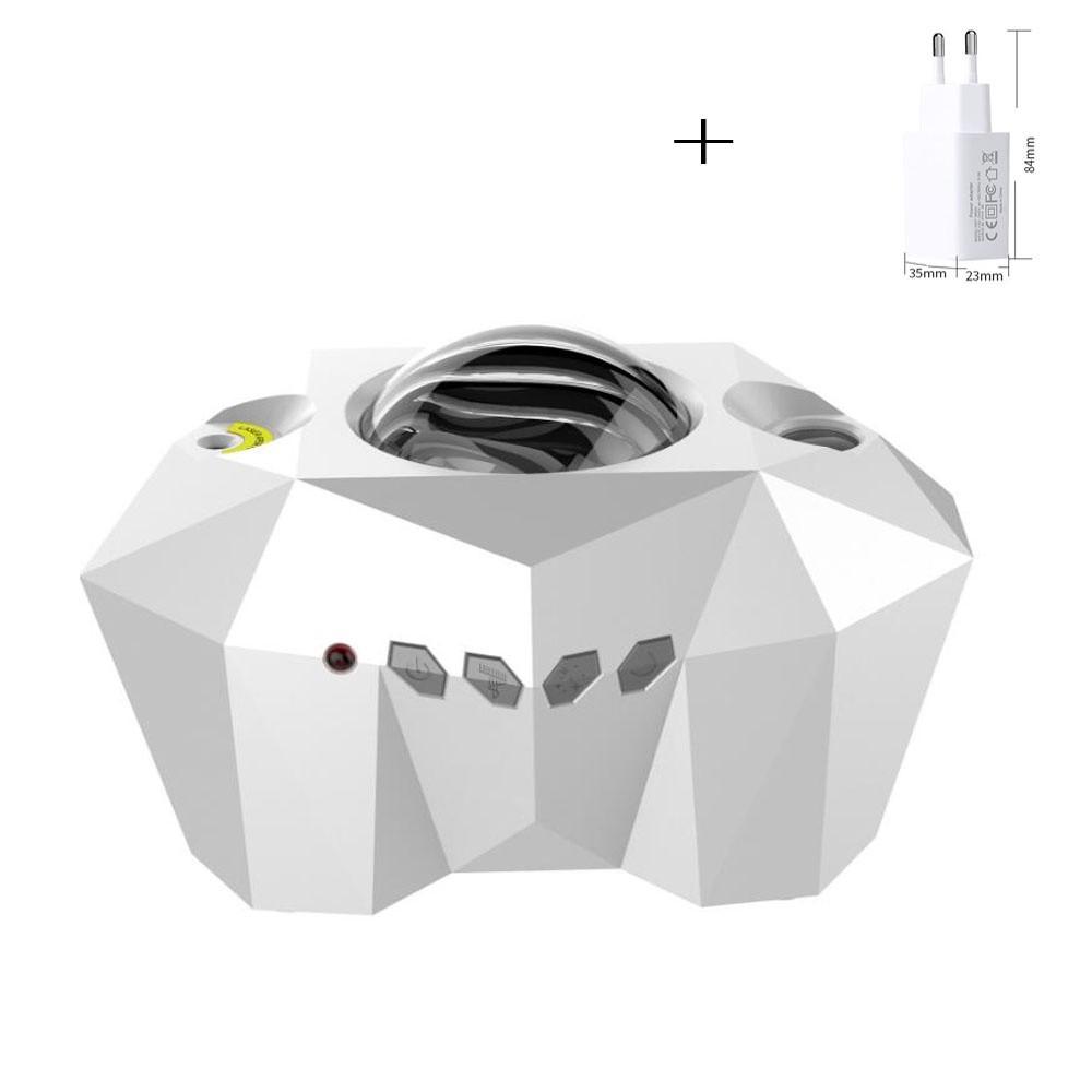 Aurora Starry Sky Colorful Laser Projector Galaxy LED Moon Star Cloud Projection Device Bedroom Decor Atmosphere Night Light