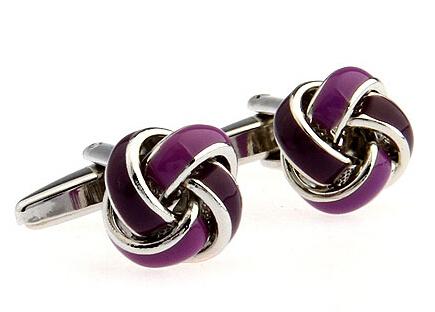 Black Cufflinks For Men Fashion Knot Design Top Quality Copper Sale Cufflinks Whoelsaleretail