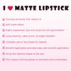 Three-in-One Matte Lipstick Set: Lipstick, Lip Liner, and Moisturizing Lip Gloss