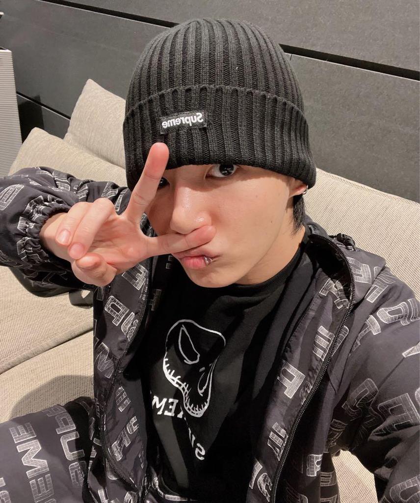 [USED] Jungkook Wearing Supreme Overdyed Beanie