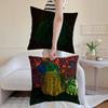 Yayoi Kusama Abstract Art Pumpkin Cushion Cover Anti-dustmite Pillowcase Invisible Zipper Silky Short Plush Sofa Cushion Cover