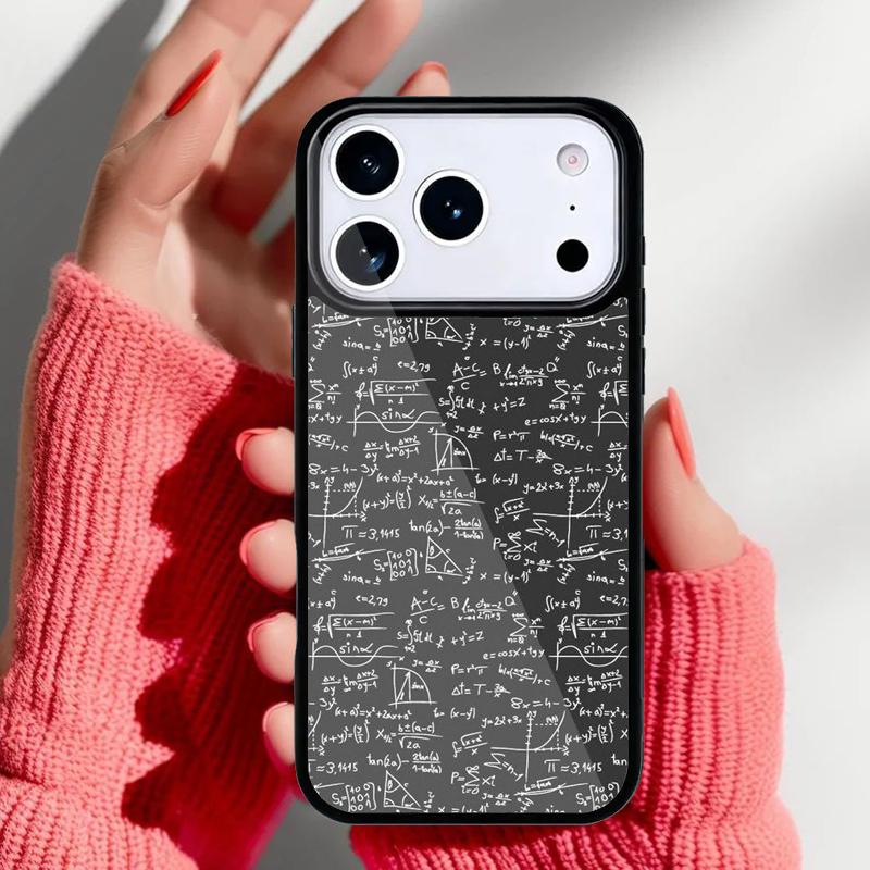 Funny Math Formulas Equations Phone Case for iPhone 17 16 15 14 13 Pro Max Back Cover for 12 11 Pro Coque