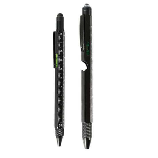 2 Pcs 9-in-1 Multi-Tool Pen Cool Pen Set with LED Light Pliers Screwdrivers Bottle Opener Christmas Birthday Father's Day