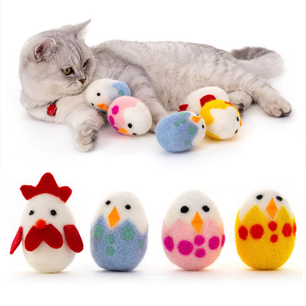 Buy Cat Chewing Toy Easter Egg Catnip Toys Interactive Teething at