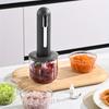 Multi-Purpose And Multi-Capacity Handy Stick Food Chopper Combo Rechargeable Mini Food Processor for Kitchen Cooking for Meet Vegetable