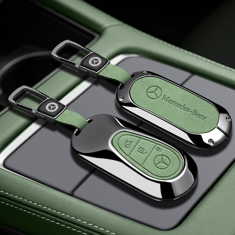 FSUO7 Car Remote Key Case Cover Shell For Mercedes Benz C E S Class GLC W206 W223 W214 E300 C260 C300 S450 S500 Keychain Accessories