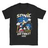 Funny Shadow The Hedgehog TShirt for Men Round Neck Cotton T Shirt  Short Sleeve Tees Printed Clothing