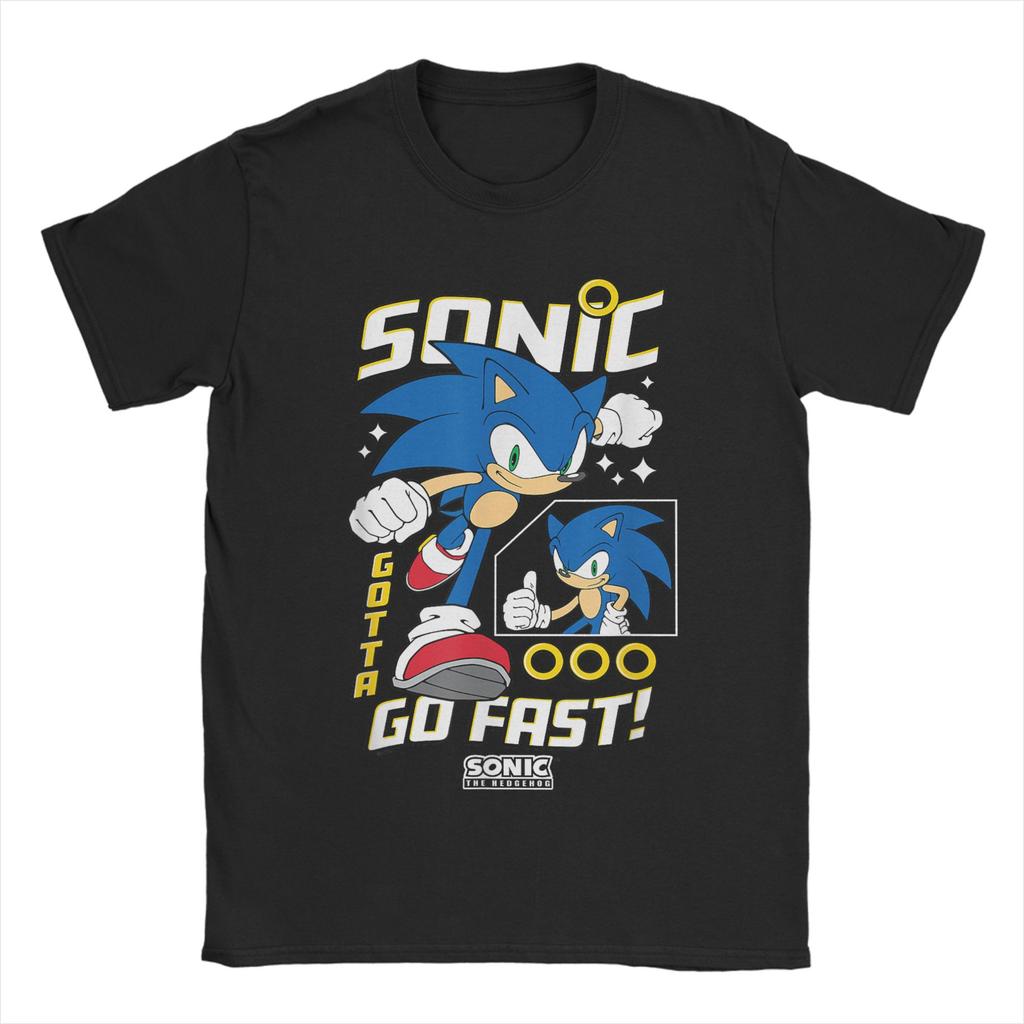 Shadow The Hedgehog T Shirts Men Pure Cotton Humorous TShirt Crew Neck Tee Shirt Short Sleeve Clothing 6XL