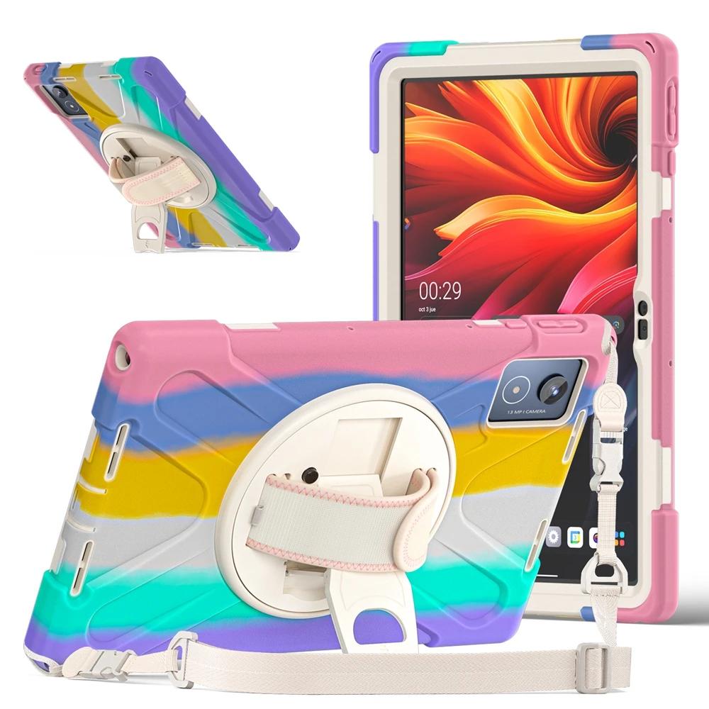 Tablet-Hülle für Tab K11 Plus 11,45" TB-352FU TB-352XU Hülle Stoßfest Kindersicher PC + Silikon Ständer Schultergurt