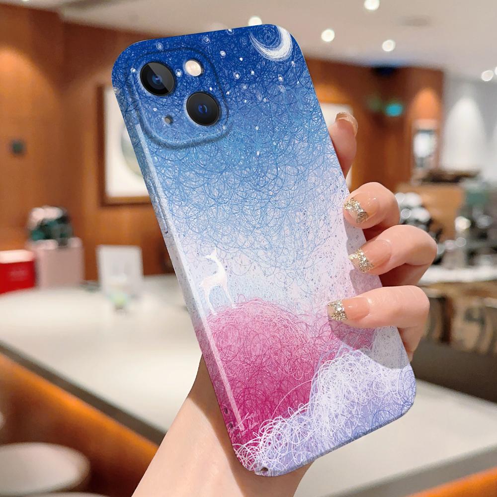 Husă pentru telefon peisaj natural pentru Samsung Galaxy A52 iPhone 15 11 Xiaomi Redmi VIVO OPPO Realme Huawei Infinix Husă rigidă ultra subțire antișoc