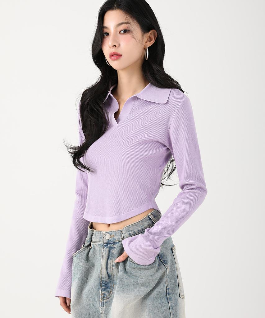 AVANDRESS Ant Waist Collar Knit Black