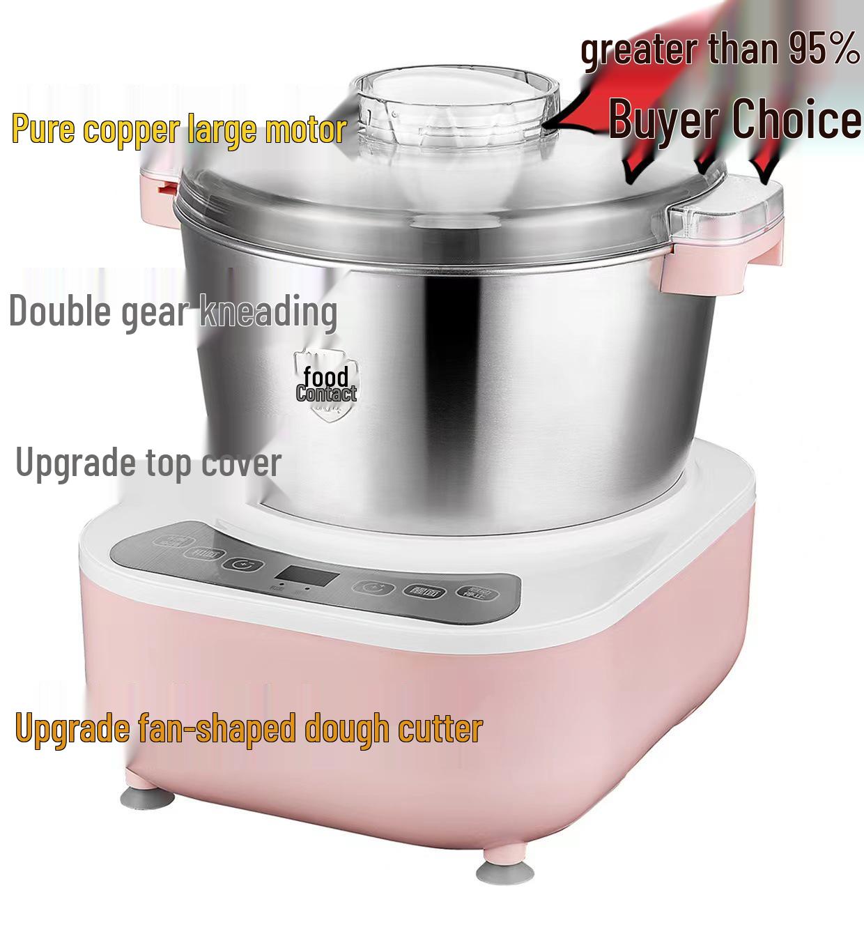 

Умный автоматический бытовой тестомес: Встроенная расстойка и электрическое перемешивание