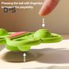 3Pcs Suction Spinner Toy Insect Shape Sucker Spinner 360 Degrees Rotating Silicone Teether for Highchairs