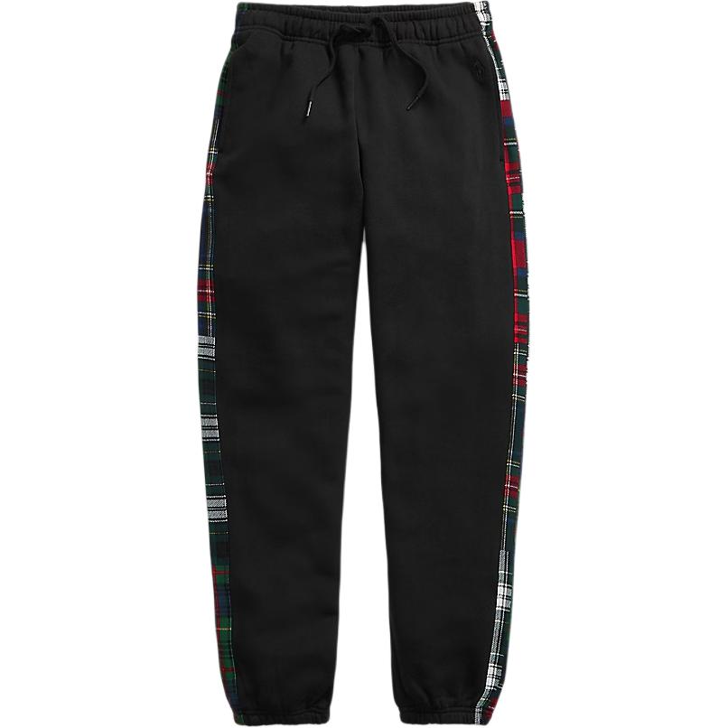 

Polo Ralph Lauren Осень/Зима 25 Вышитый Пони Боковая Клетка Сшитые Флисовые Брюки-Джоггеры Женские Низ 211868808-001 XS