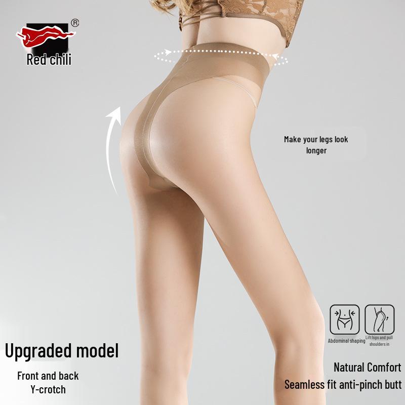 Red Pepper Thin Anti-Snag Silk Stockings: Sexy Light Leg Pantyhose for Women