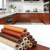40cm*10m Autoadhesivo PVC Impermeable Despegar y Pegar Paneles Rayados 3D Papel Pintado Madera para Muebles Paredes de Acento y Decoración de Renovación del Hogar