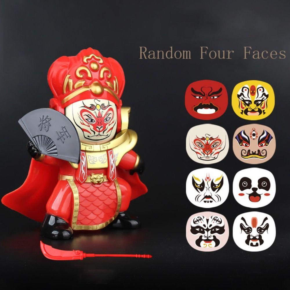 

с Игрушкой-Пандой, Меняющей Лицо, Игрушкой для Макияжа Лица в Стиле Оперы, Подарками на День Рождения Друзьям red-fan style